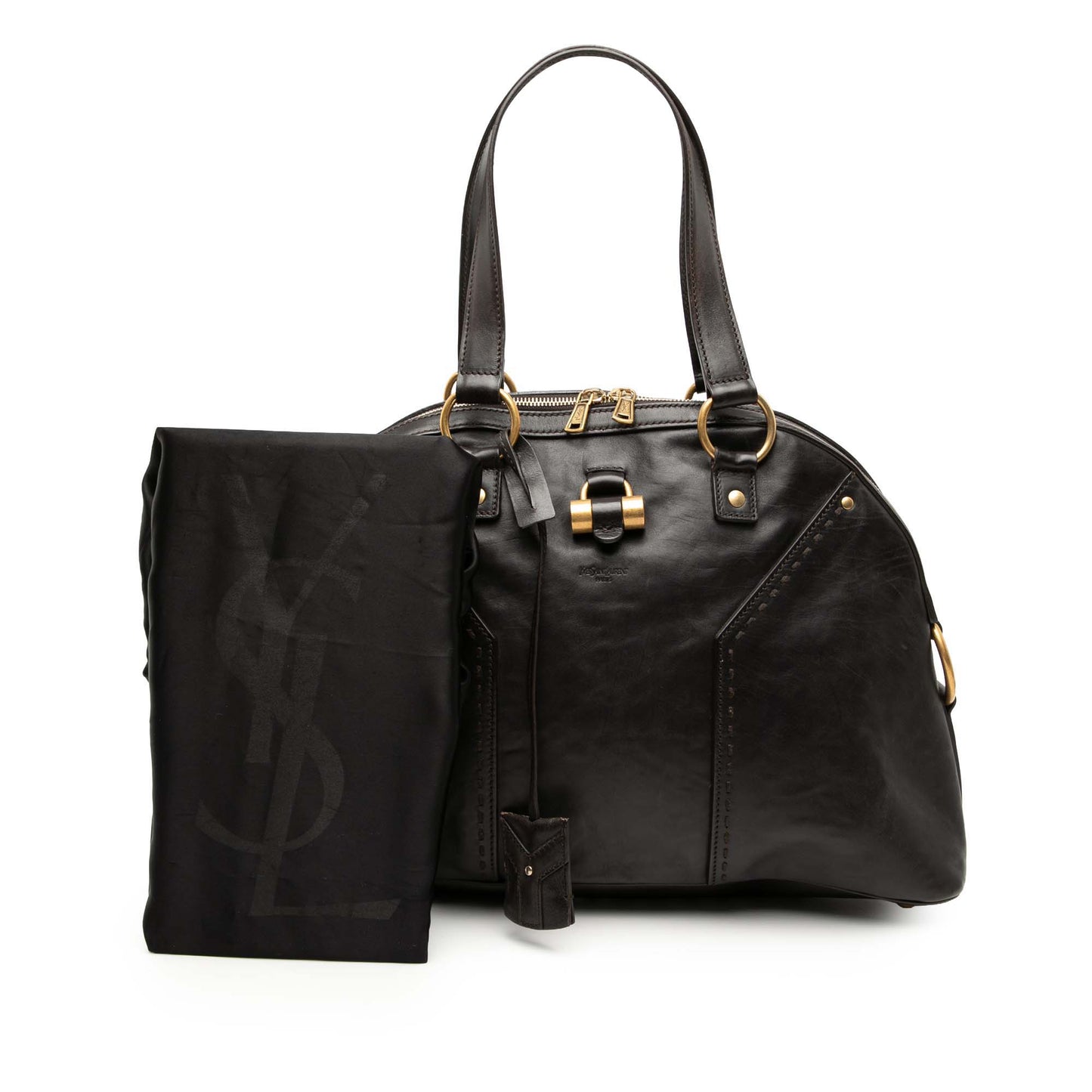 Saint Laurent Medium Leather Muse Shoulder Bag