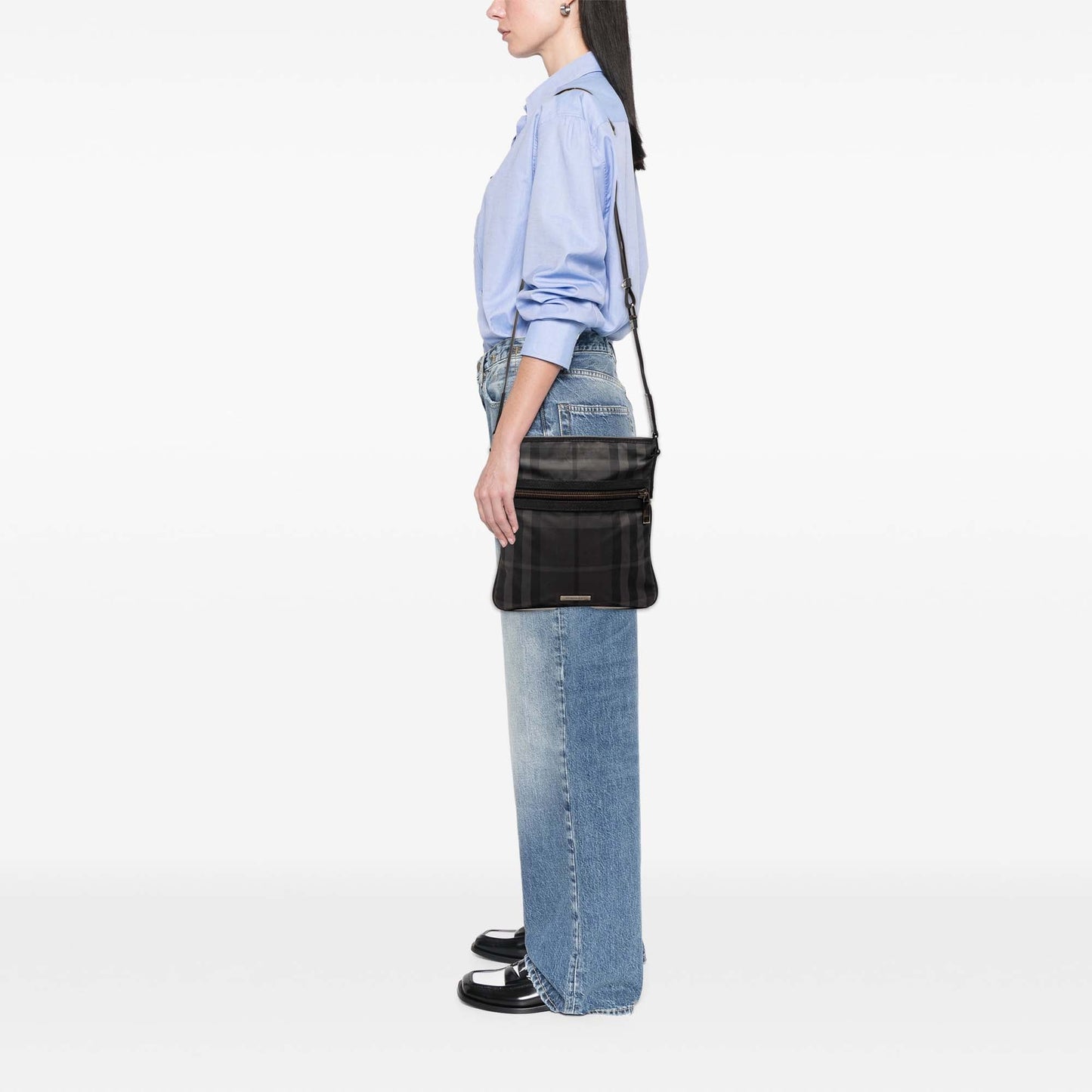 Burberry Smoke Check Nylon Crossbody