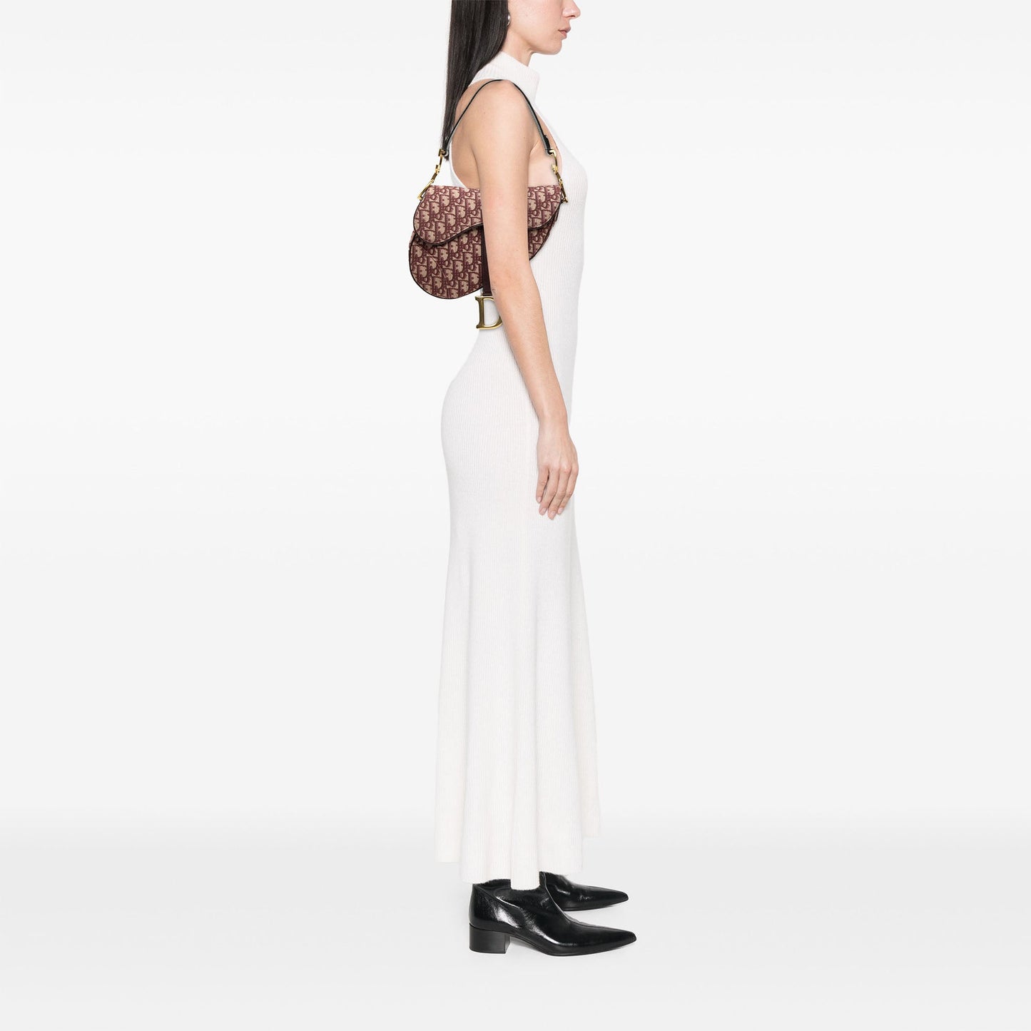Dior Oblique Canvas Saddle Bag