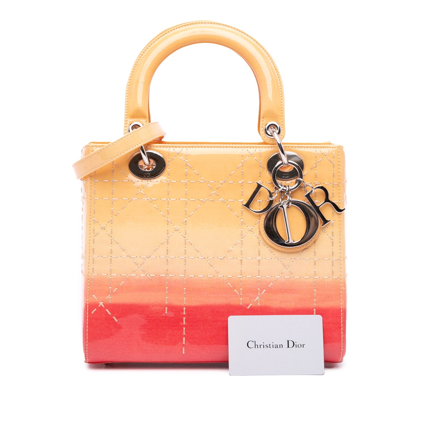 Dior Medium Ombre Patent Cannage Lady Dior