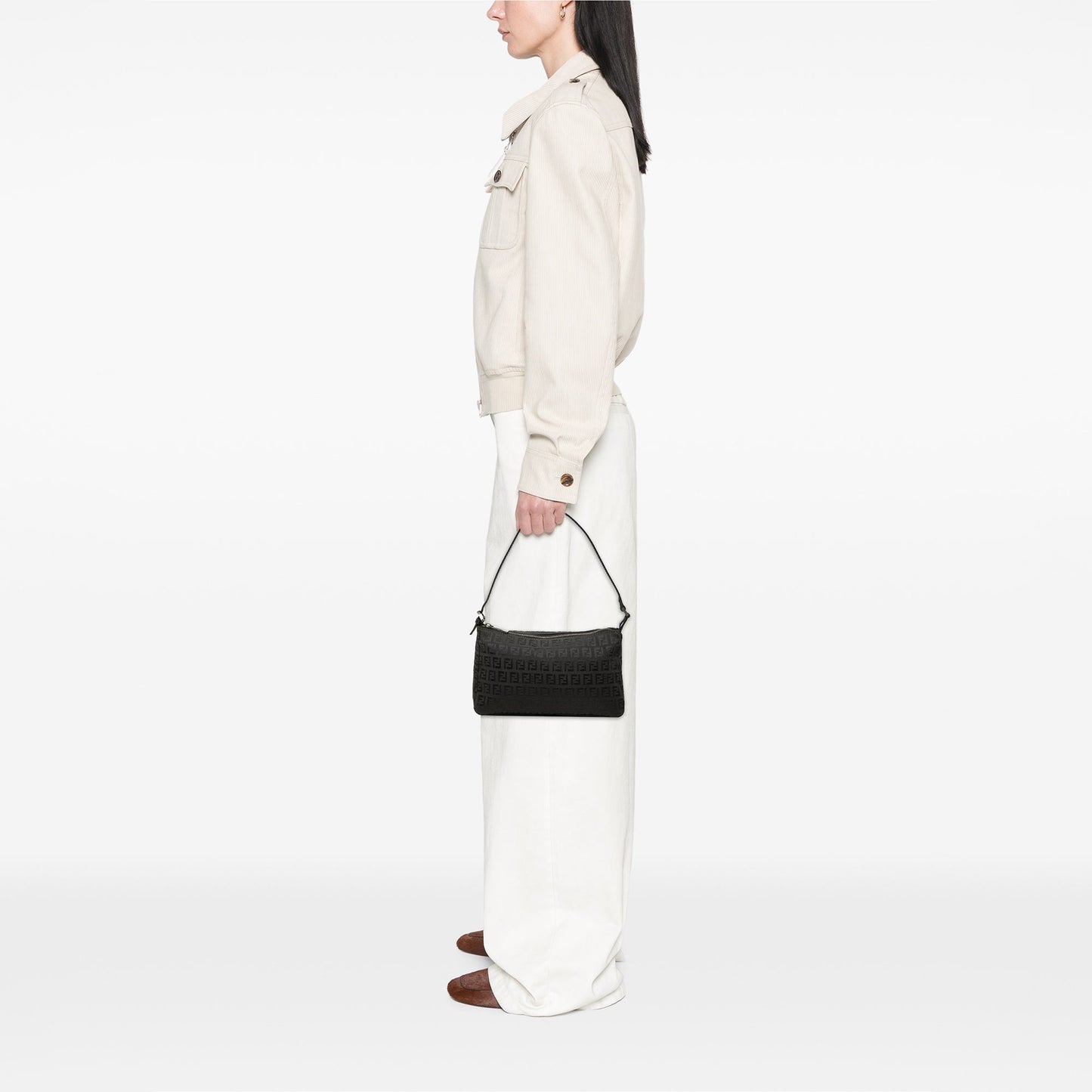Fendi Zucchino Canvas Pochette