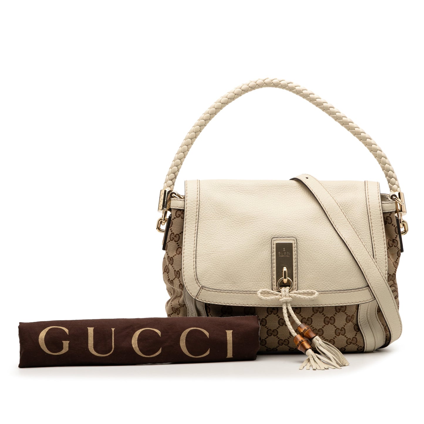 Gucci GG Canvas Bella Flap Satchel