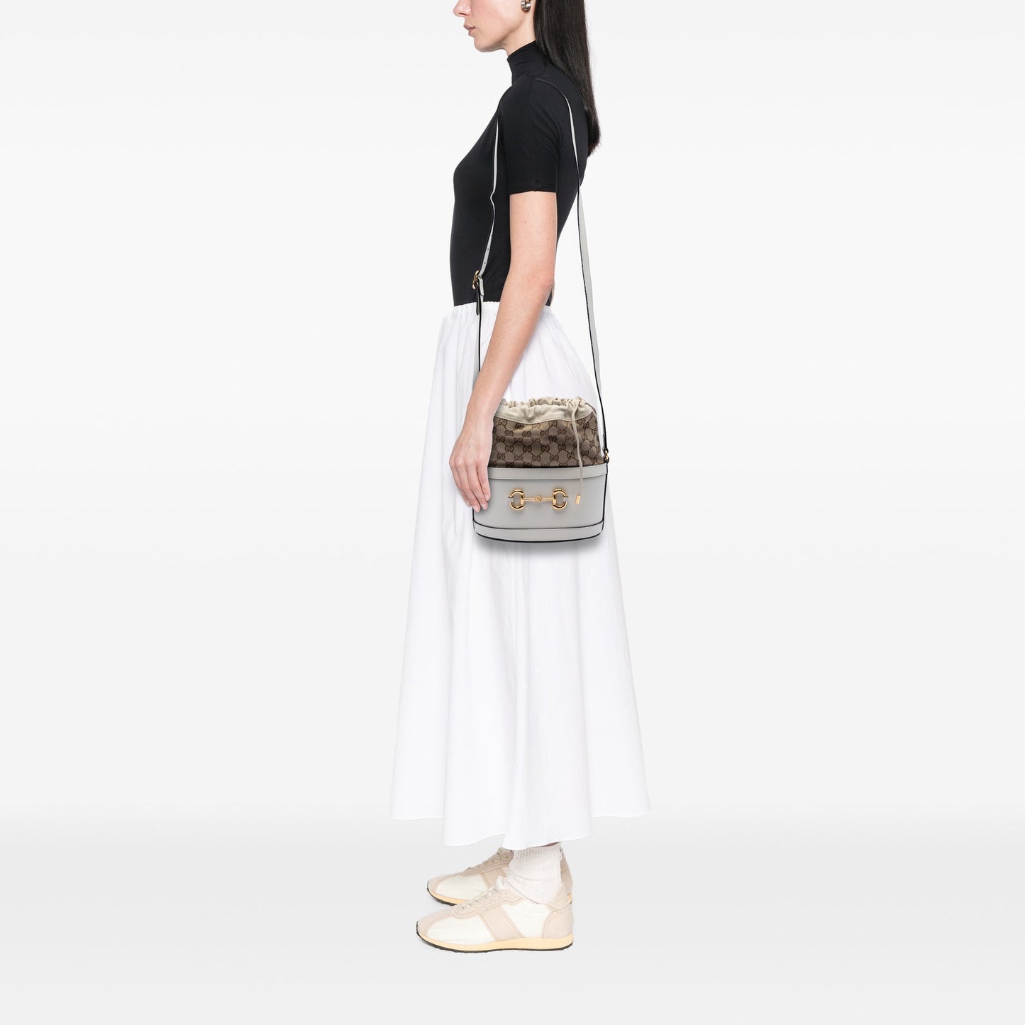 Gucci GG Canvas Horsebit 1955 Bucket Bag
