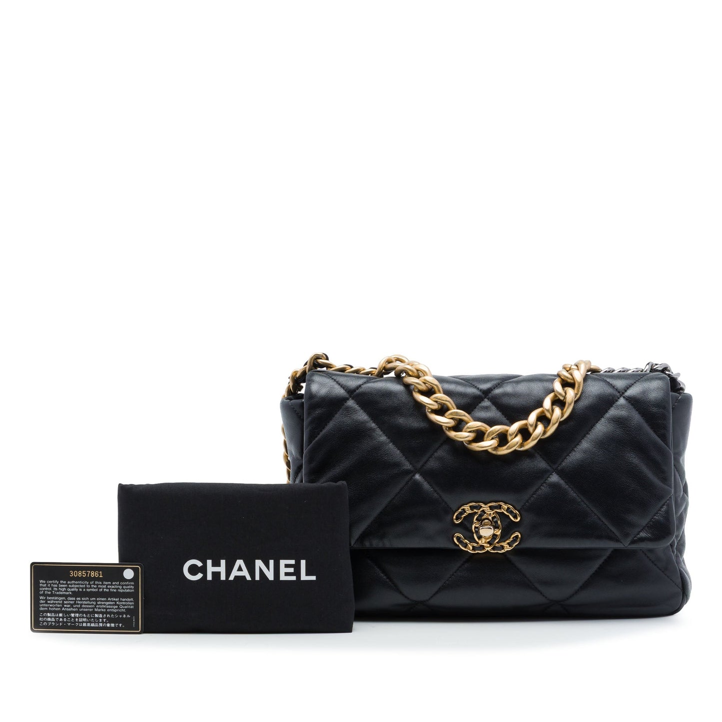 Chanel Large Lambskin 19 Flap