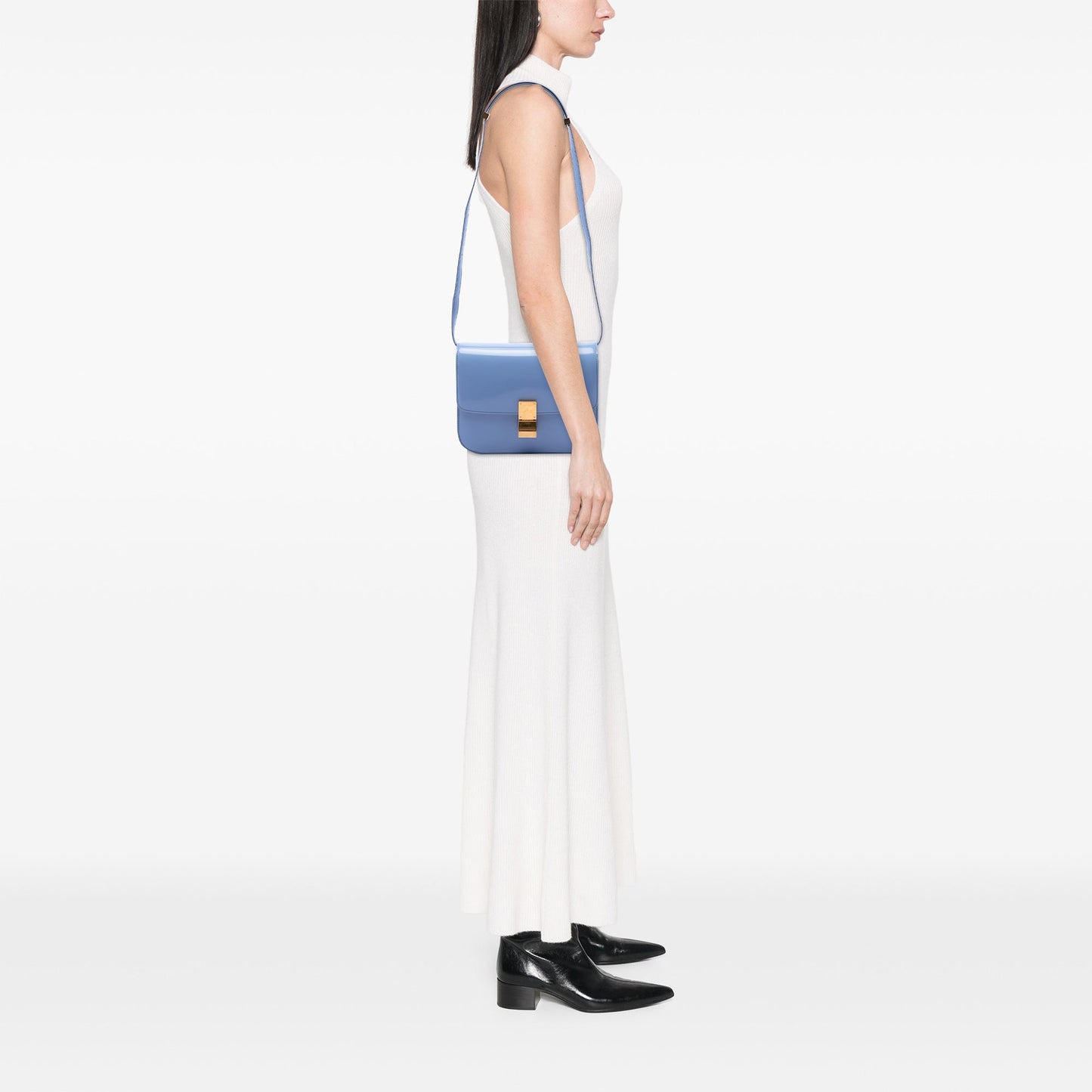 Celine Medium Shiny Calfskin Classic Box
