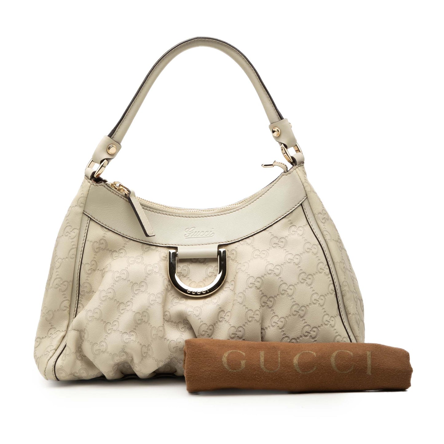 Gucci Guccissima Abbey D Ring Handbag