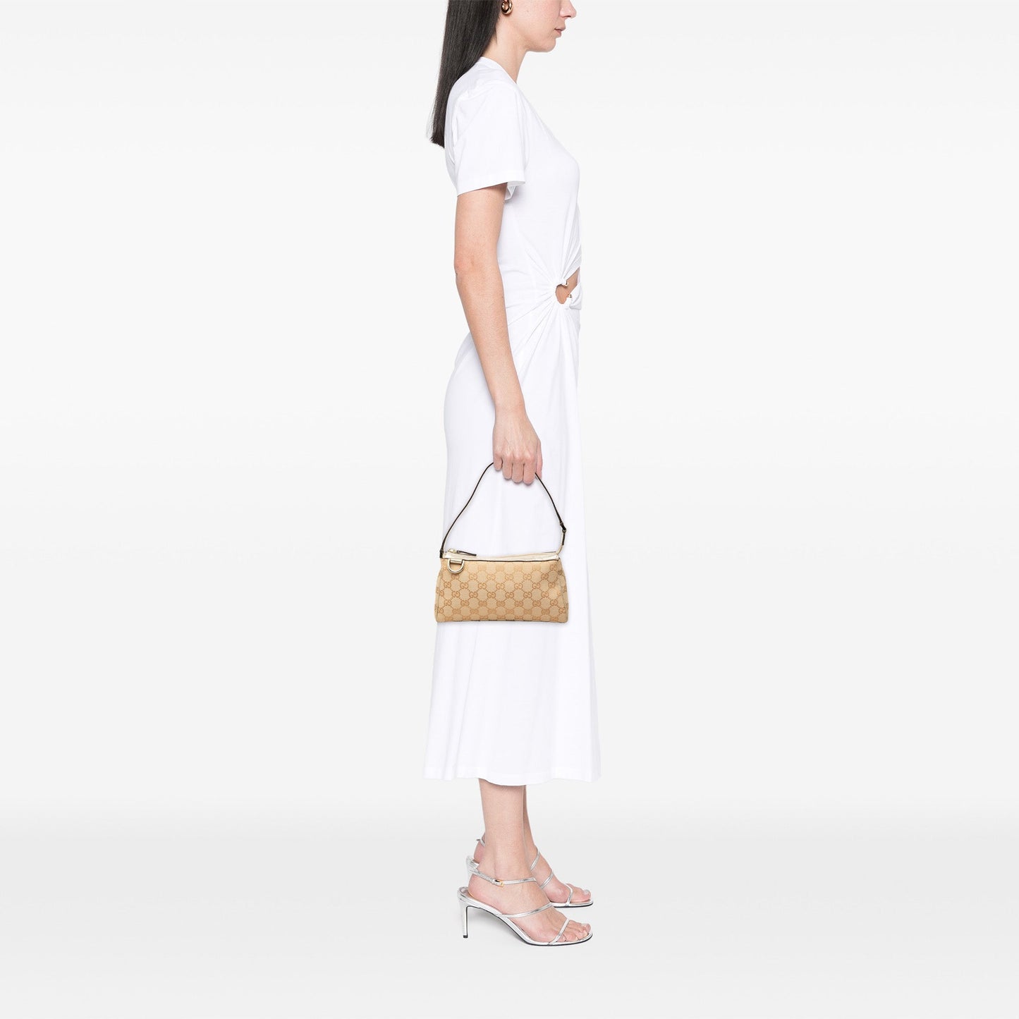 Gucci GG Canvas Abbey D Ring Pochette