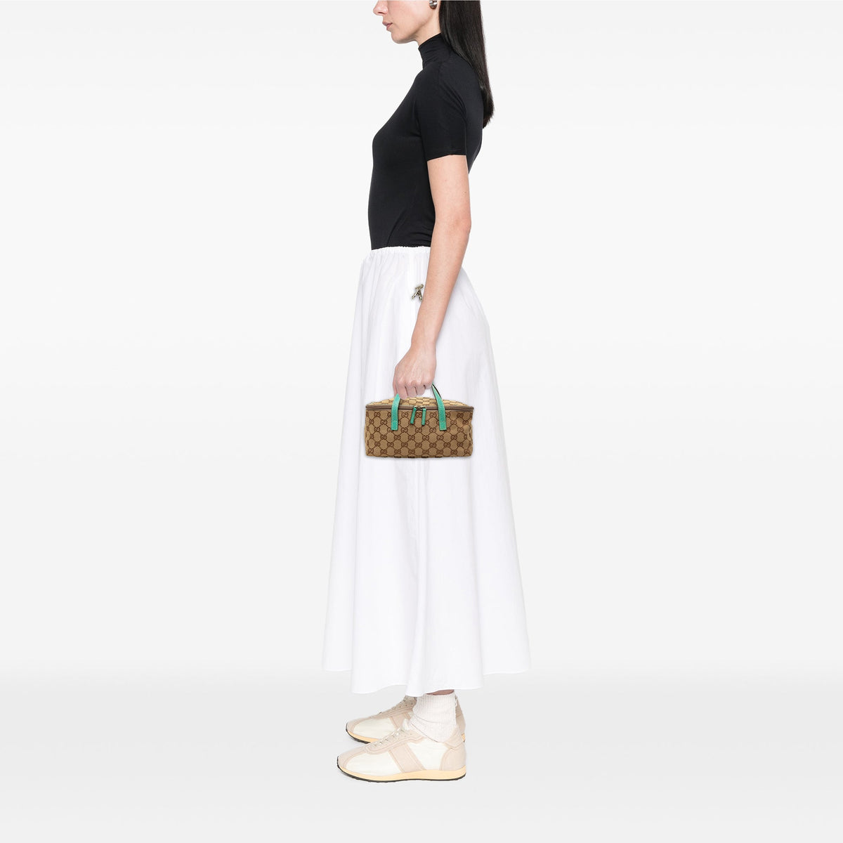 Gucci GG Canvas Vanity Bag — Beige