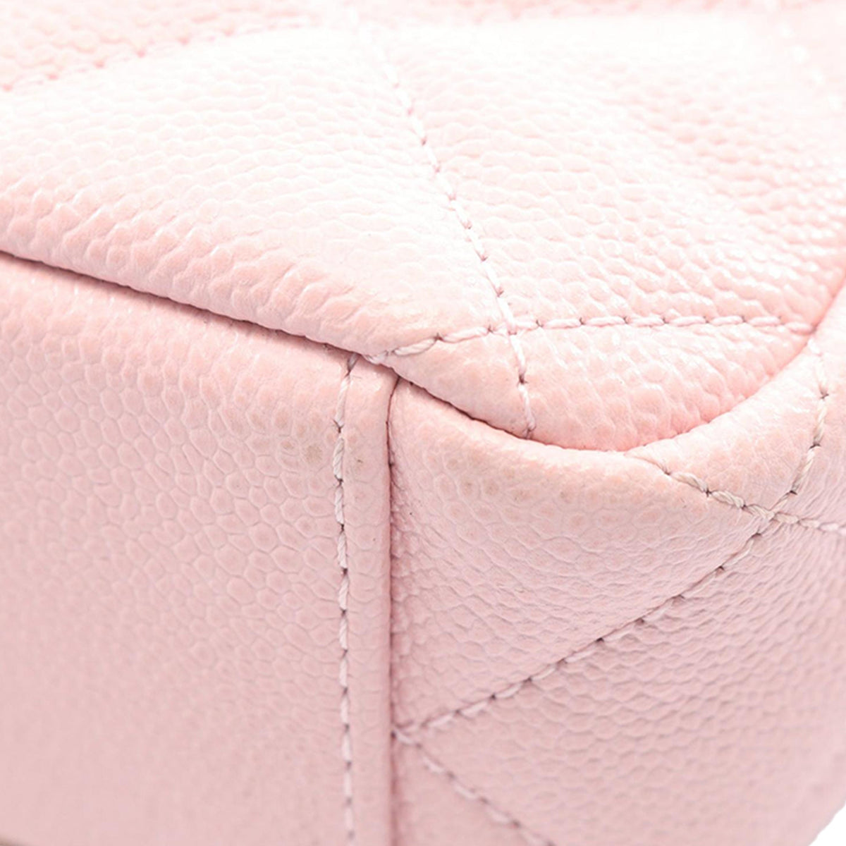Chanel CC Quilted Caviar Chain Around Flap