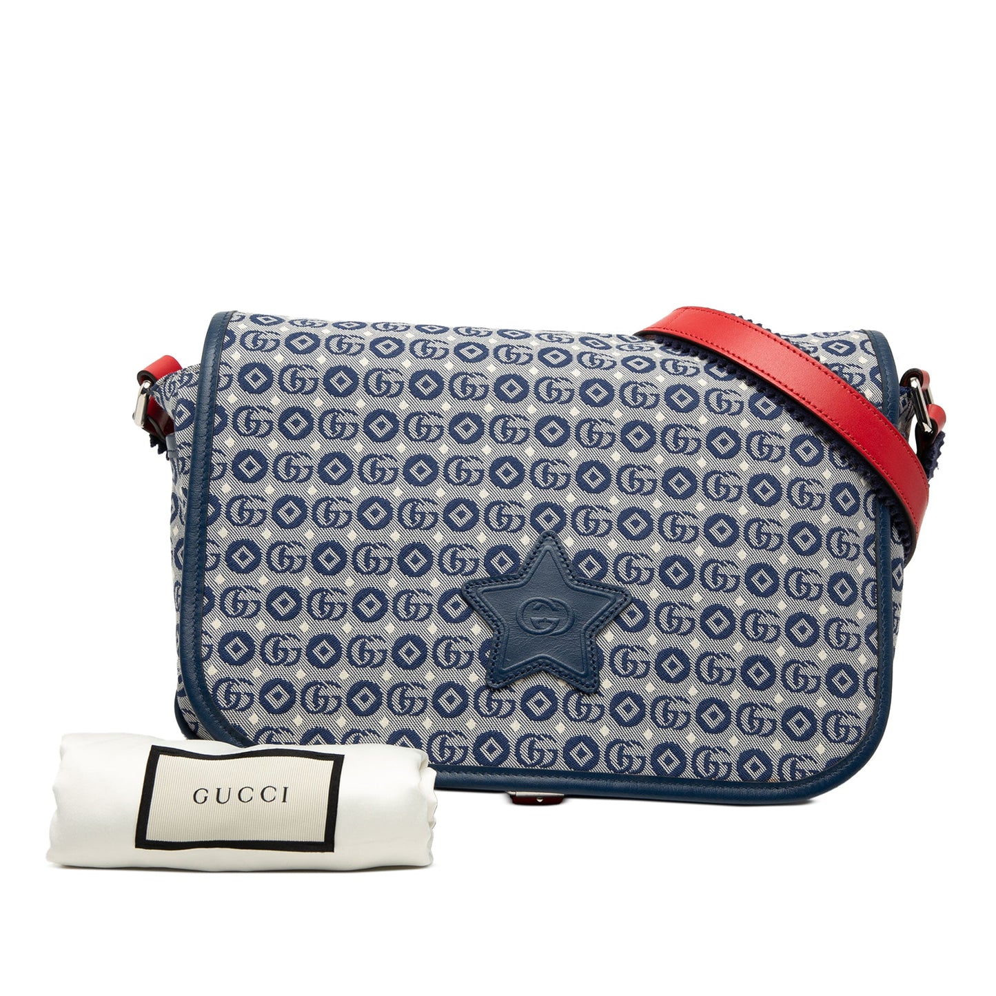 Gucci Kids GG Canvas Star Messenger Bag