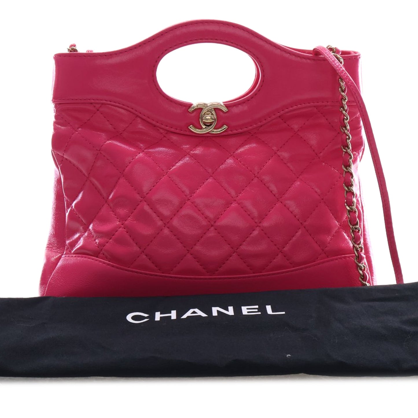 Chanel Large Quilted Glazed Calfskin 31 Shopping Bag