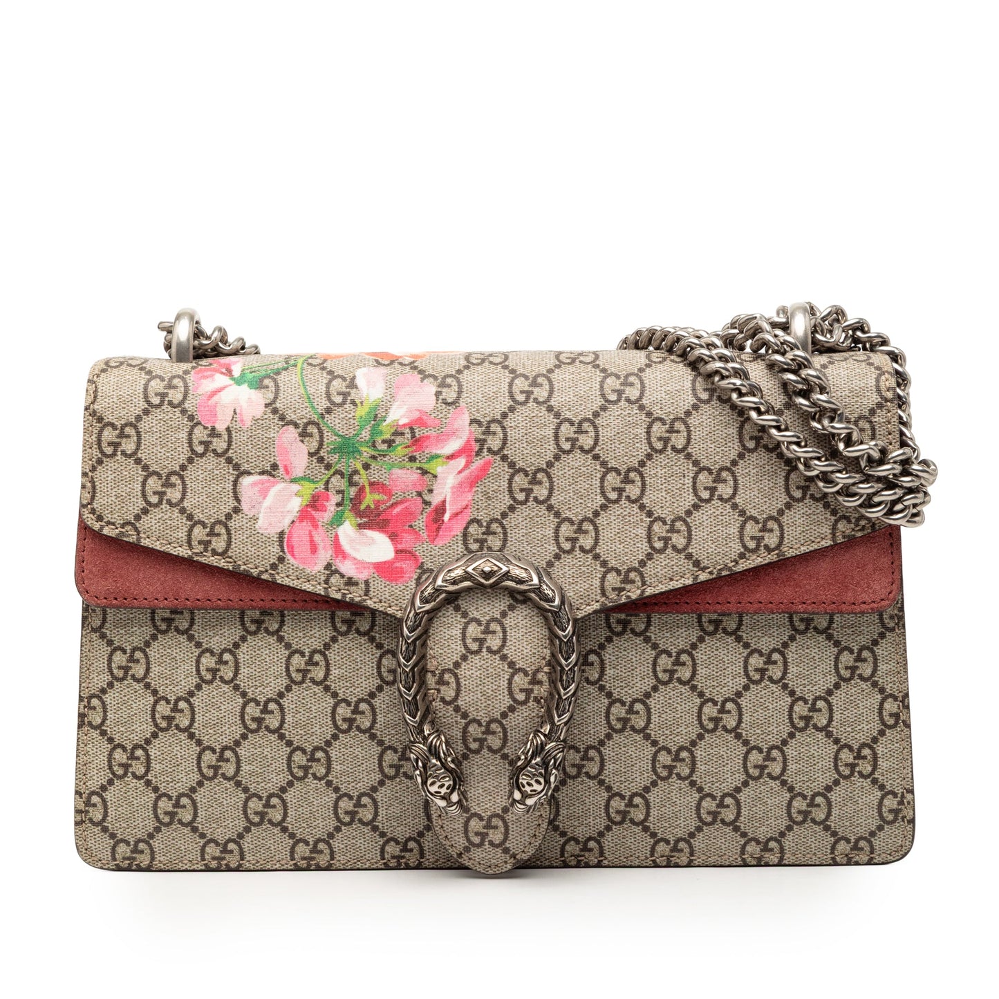 Gucci Small GG Supreme Blooms Dionysus Shoulder Bag
