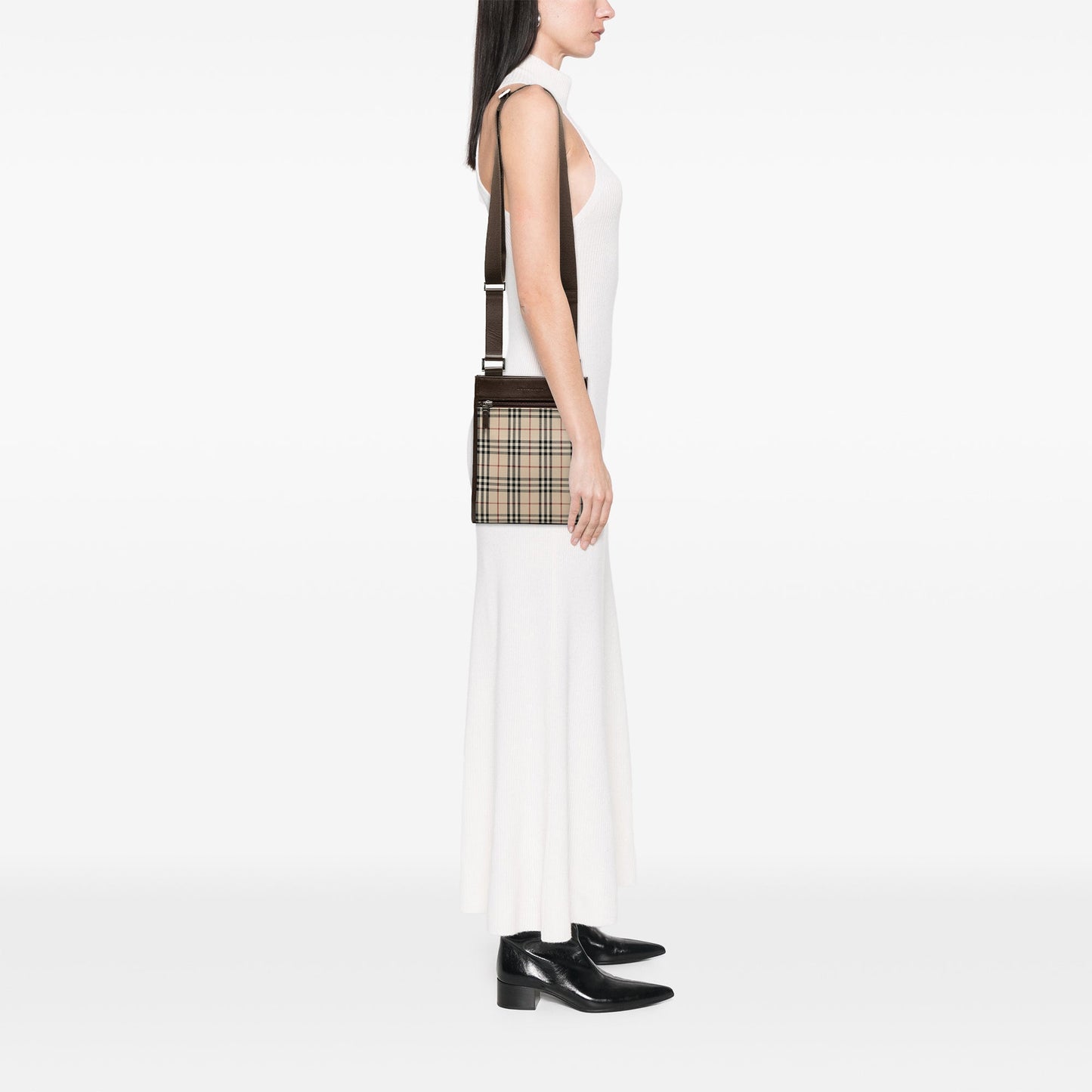 Burberry House Check Canvas Crossbody