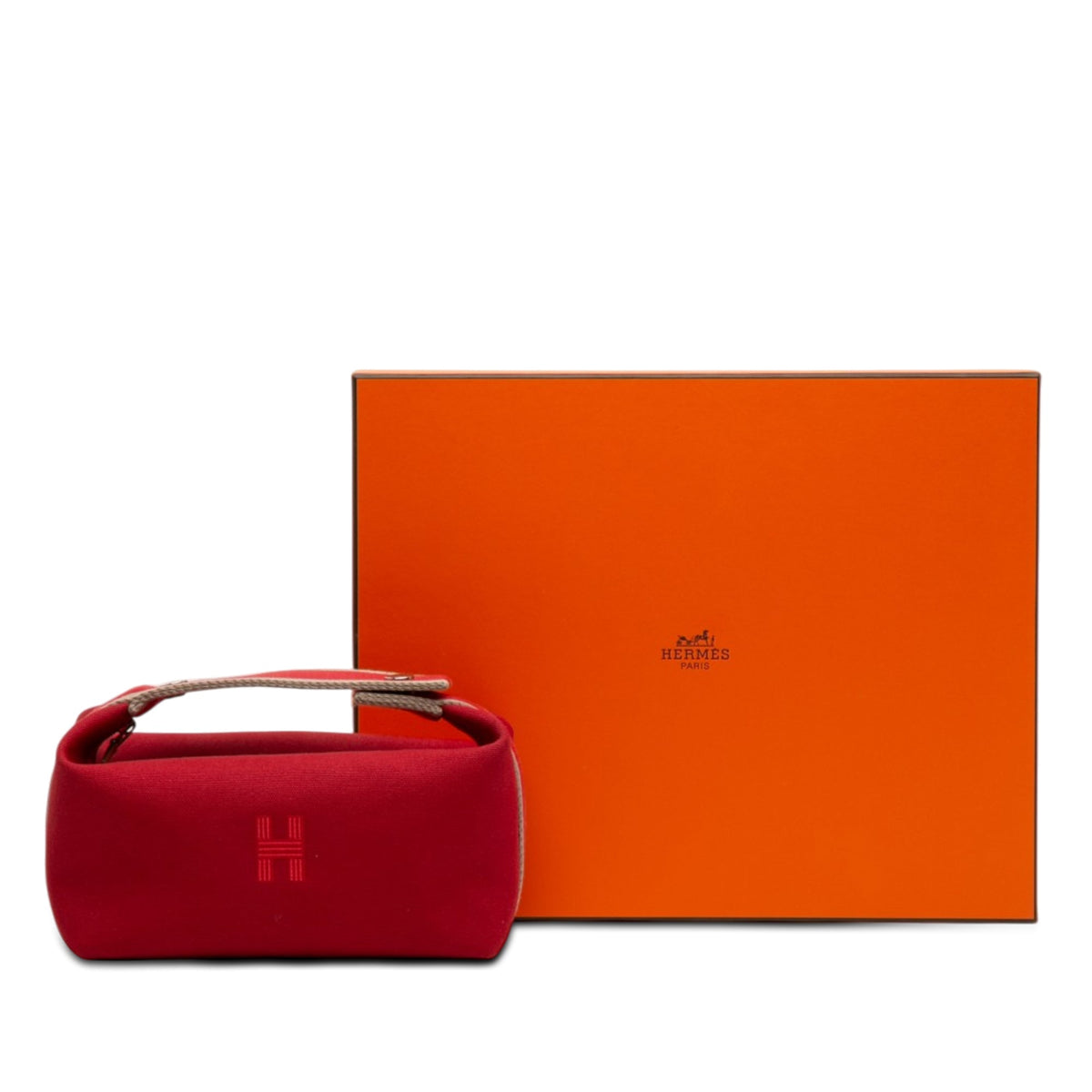 Hermès Small Toile Bride A Brac Case