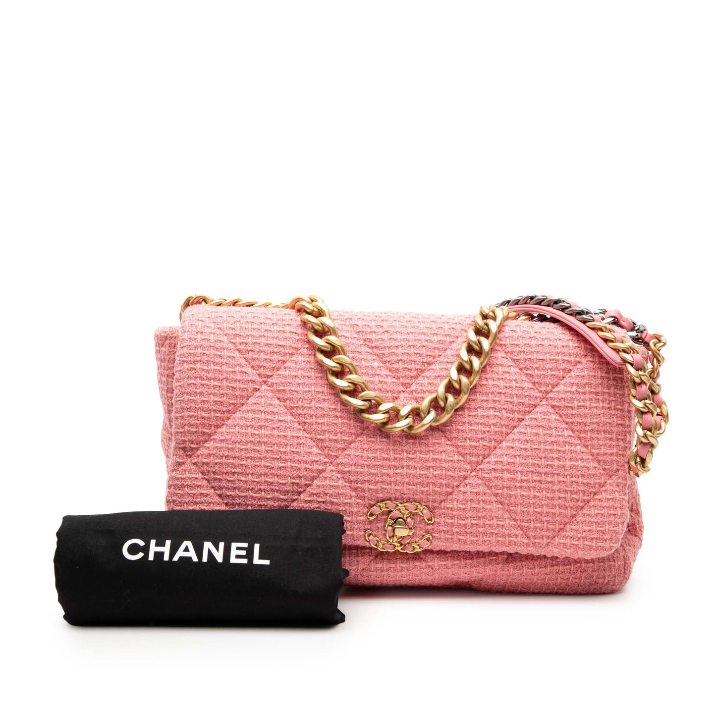 Chanel Maxi Tweed 19 Flap