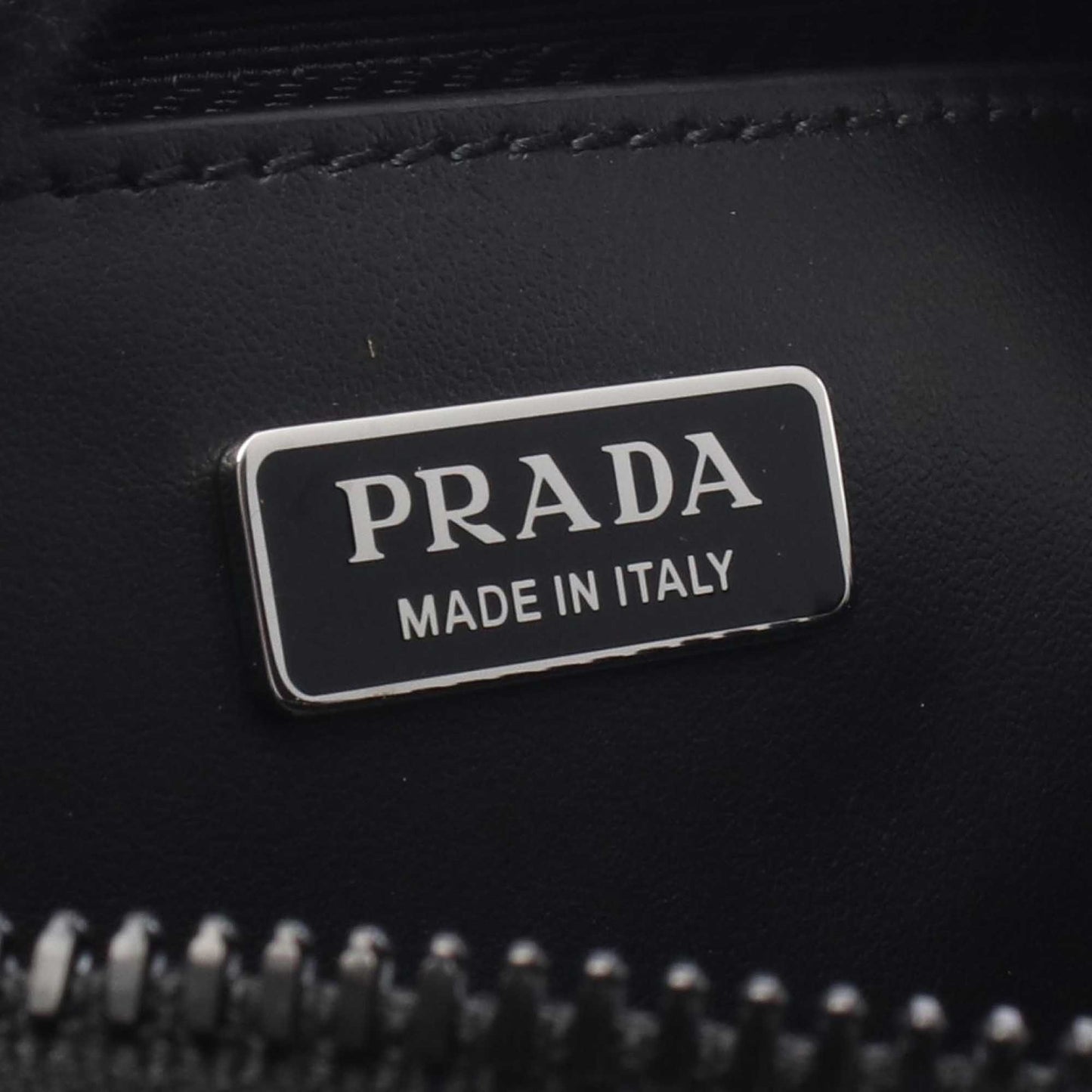Prada Saffiano Trimmed Tessuto Crossbody