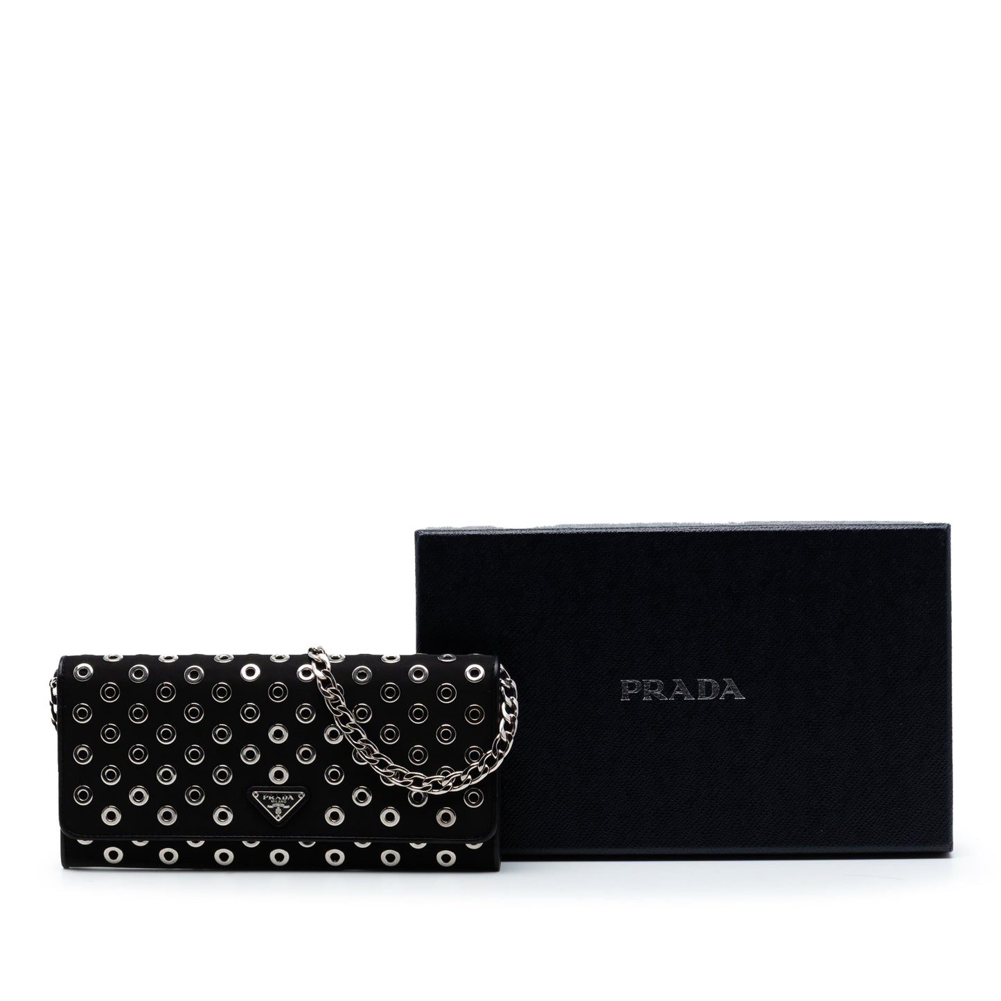Prada Tessuto Grommet Wallet On Chain
