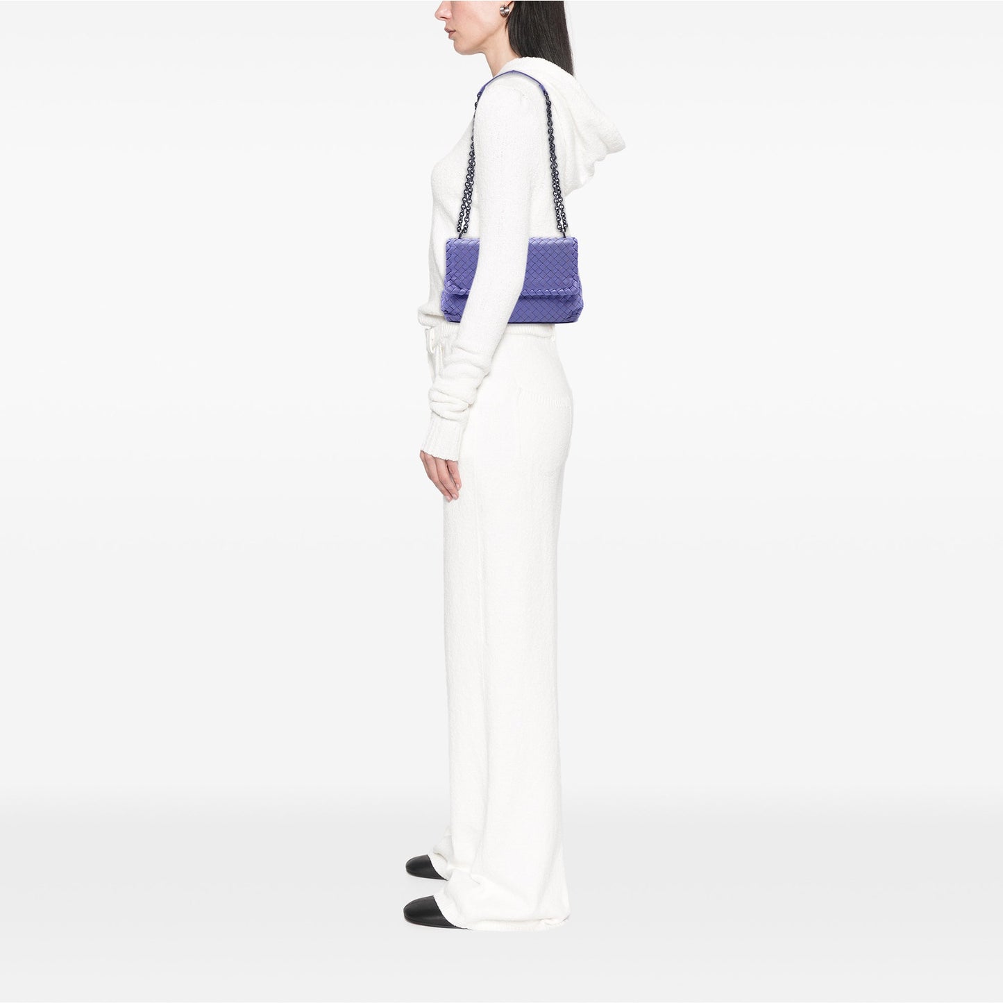 Bottega Veneta Small Nappa Intrecciato Olimpia Crossbody