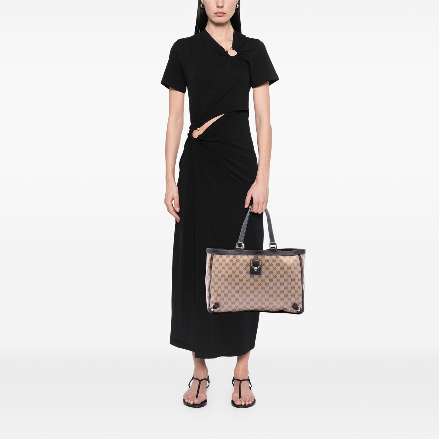 Gucci GG Crystal Abbey D Ring Tote