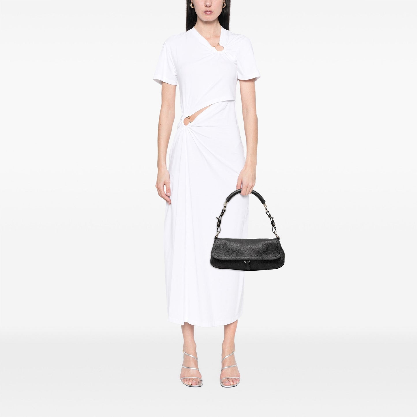 Prada Vitello Daino Flap Shoulder Bag