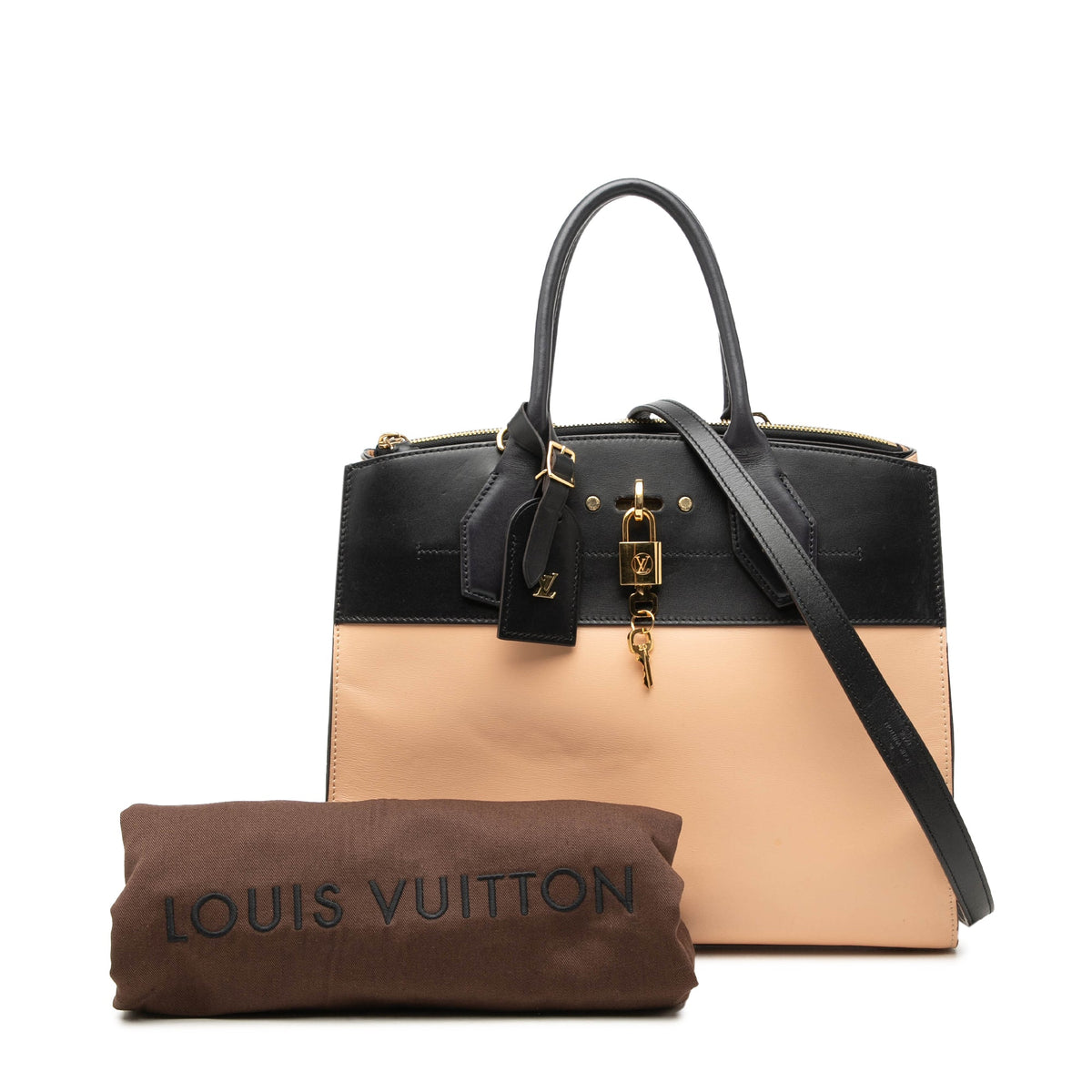 Louis Vuitton Tricolor Smooth Calfskin City Steamer MM