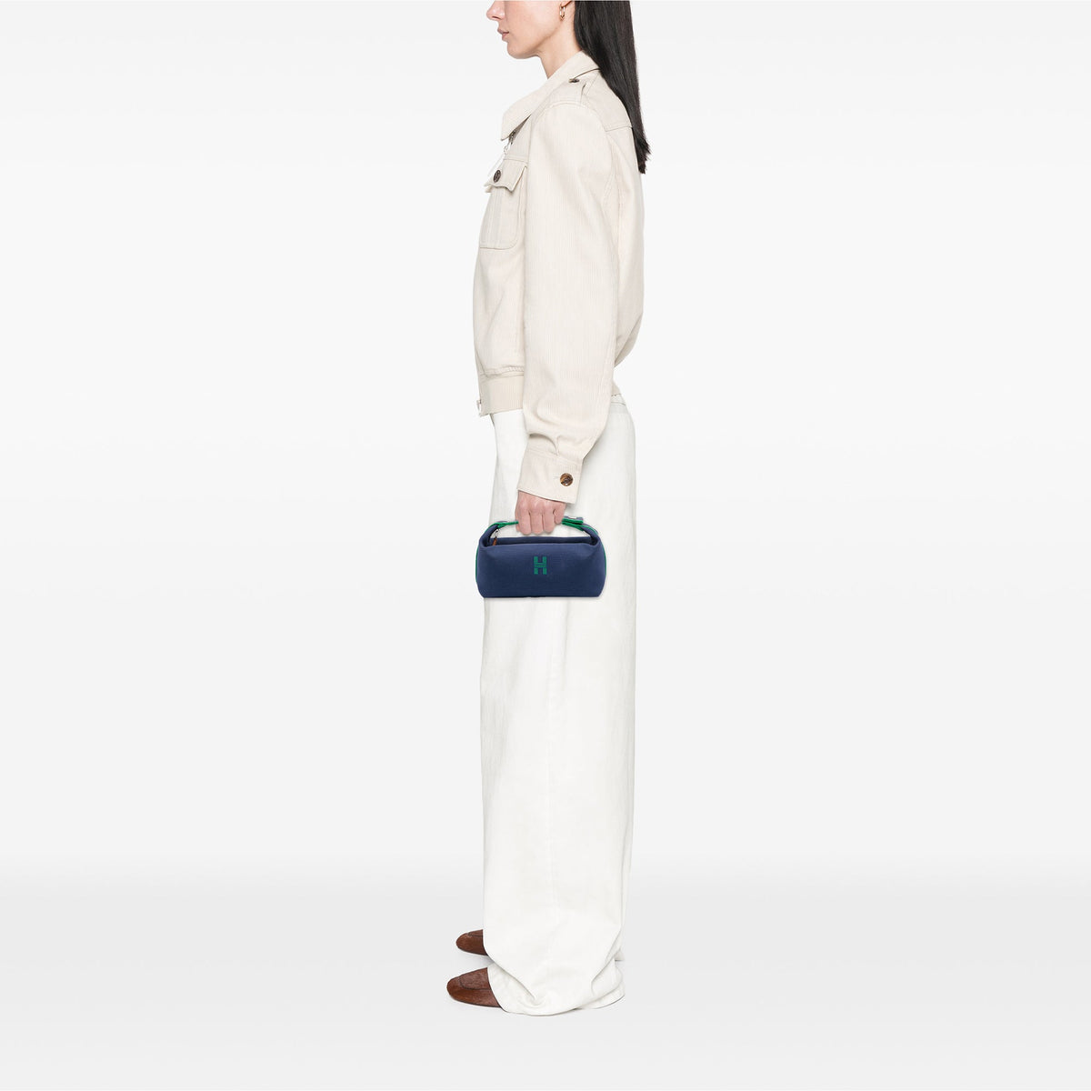 Hermès Small Toile Bride A Brac Case