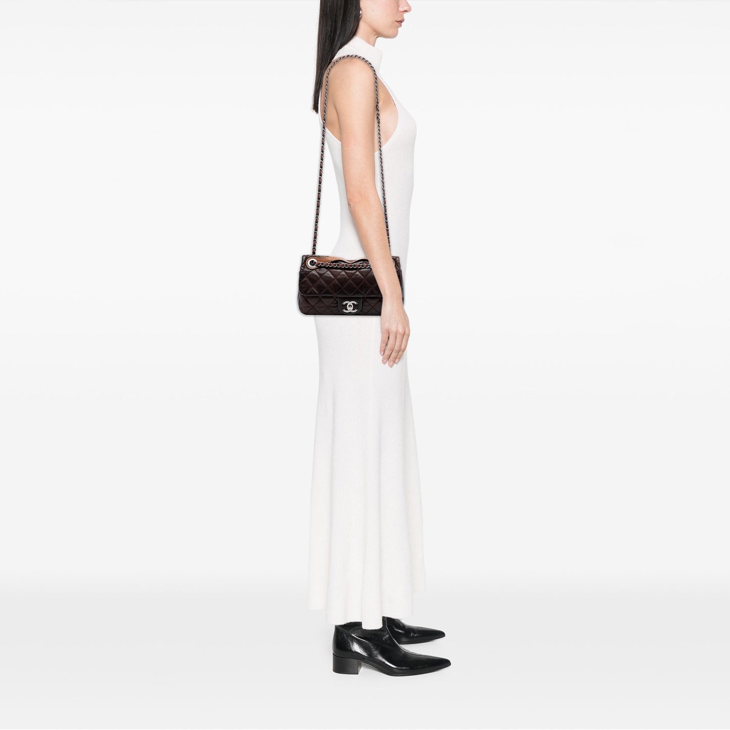 Chanel Medium Iridescent Calfskin In the Mix Flap