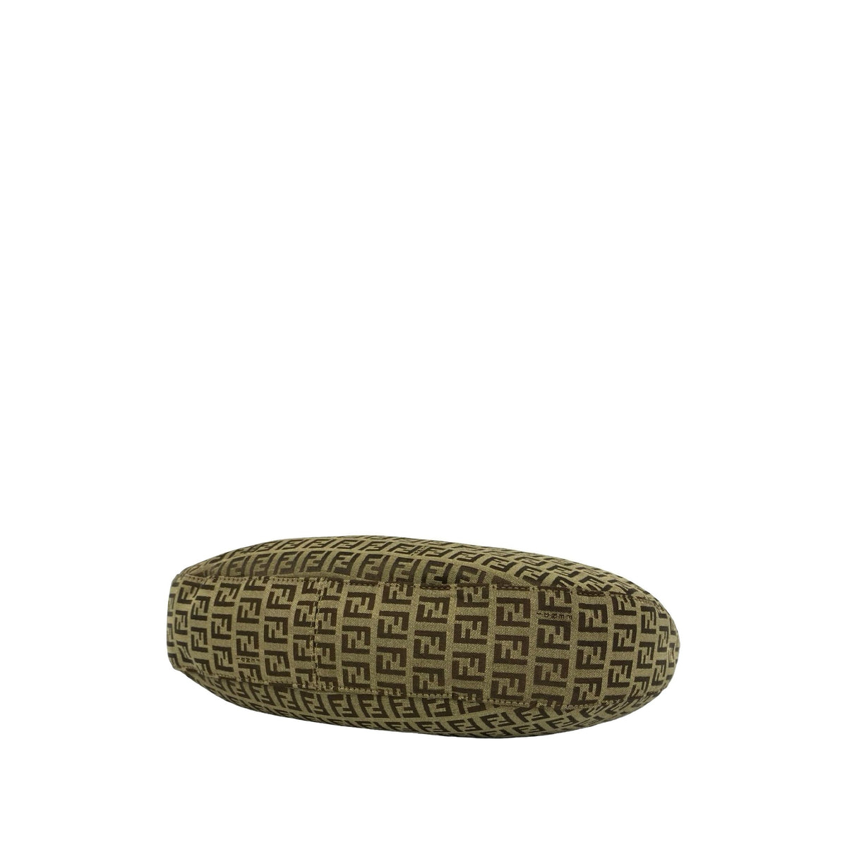 Fendi Zucchino Canvas Hobo Bag — Beige
