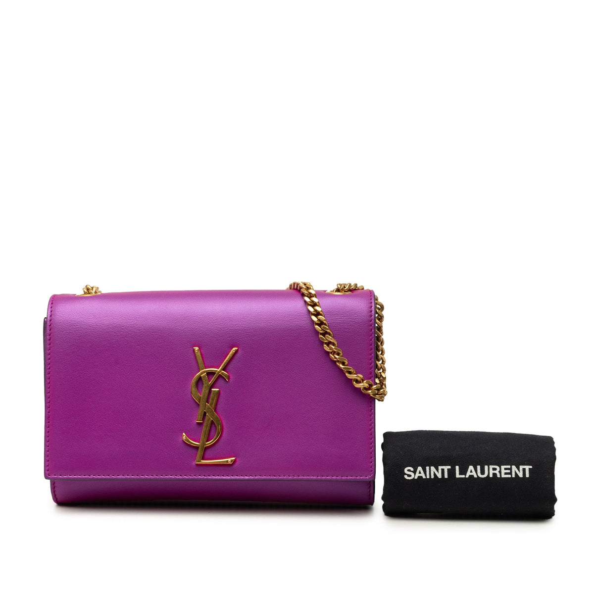 Saint Laurent Small Smooth Calfskin Monogram Kate Crossbody