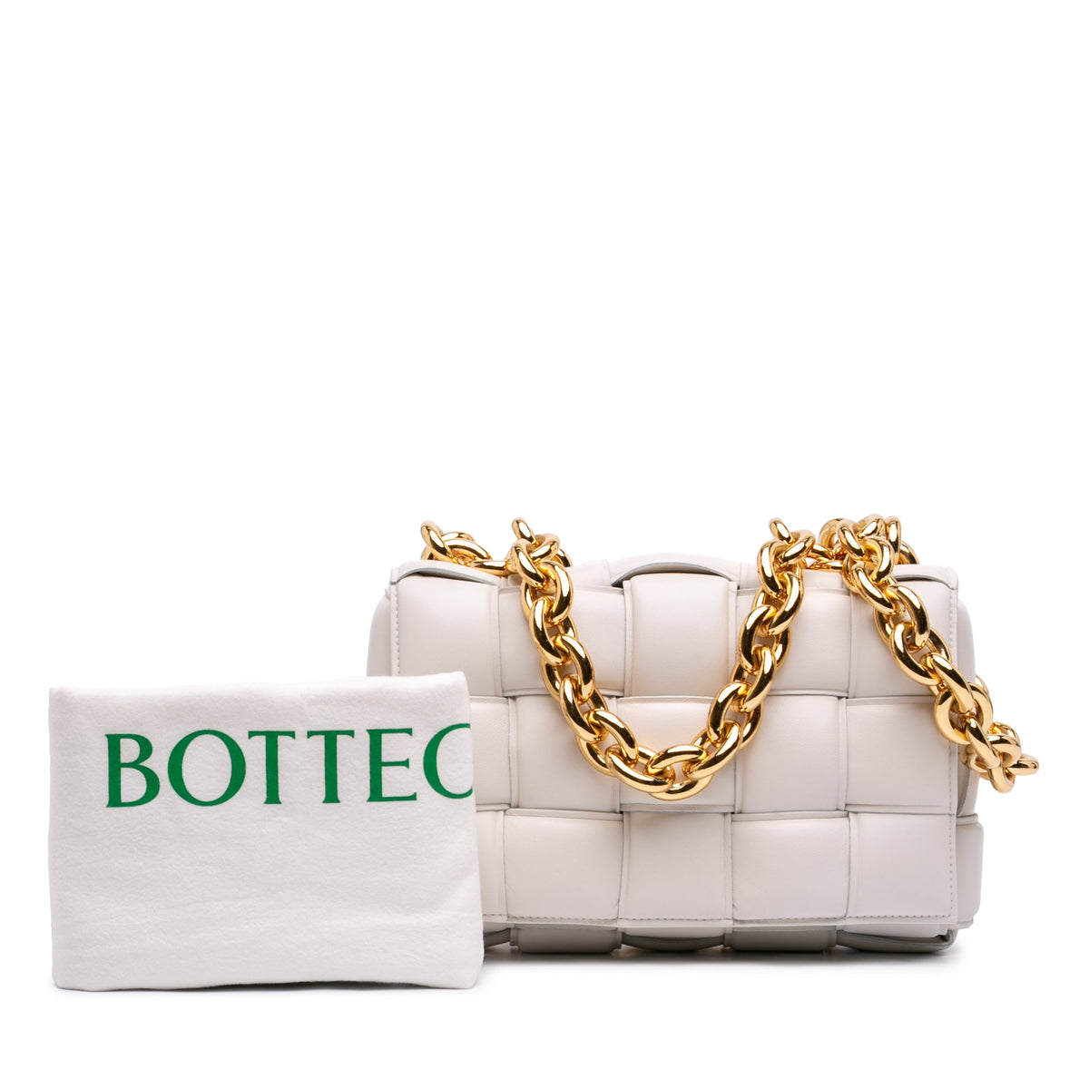 Bottega Veneta Nappa Intrecciato Padded Chain Cassette Satchel