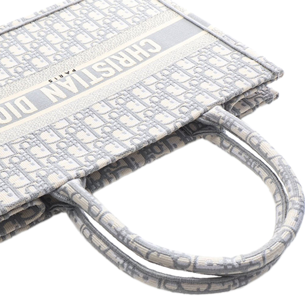 Dior Medium Oblique Embroidered Canvas Book Tote