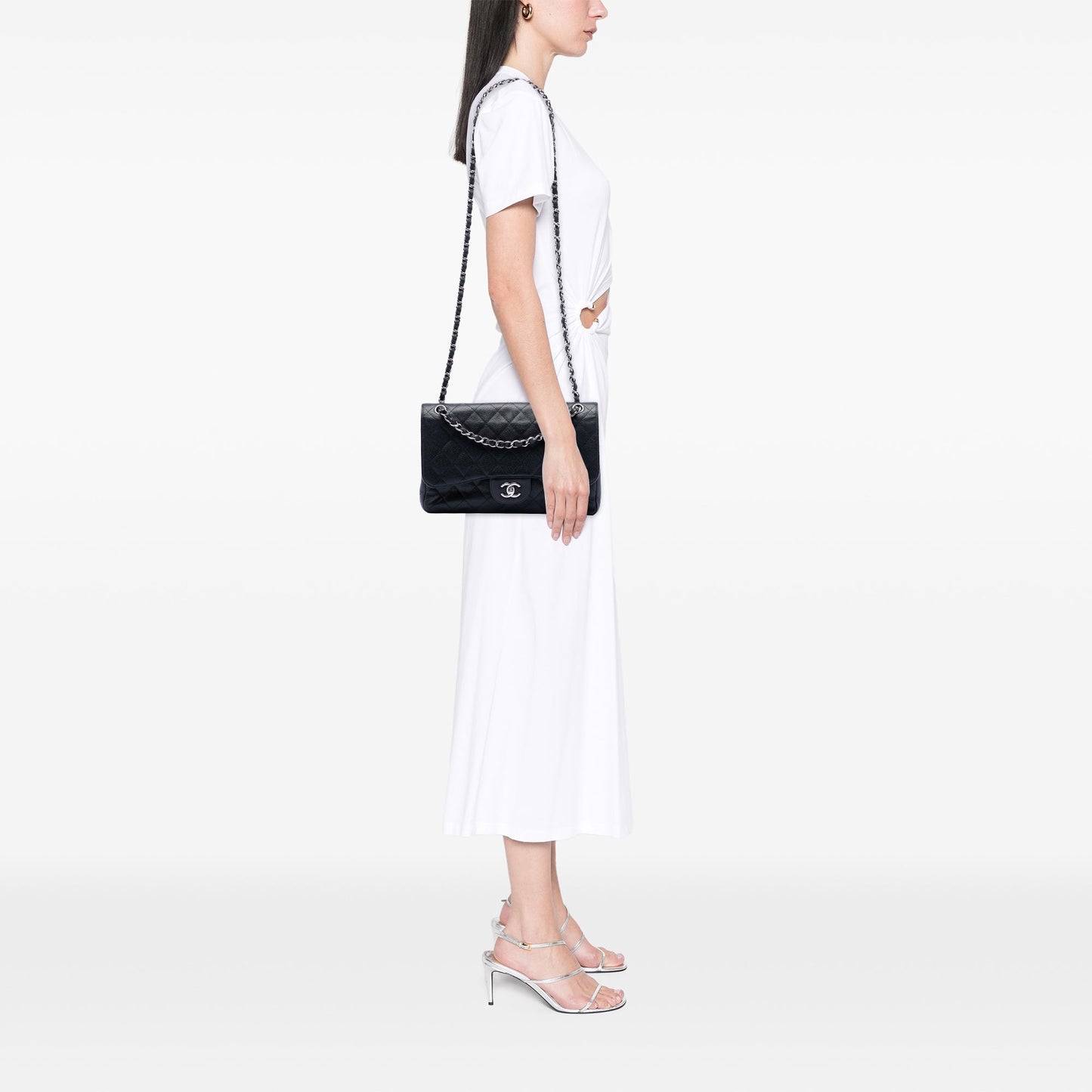 Chanel Jumbo Classic Caviar Double Flap