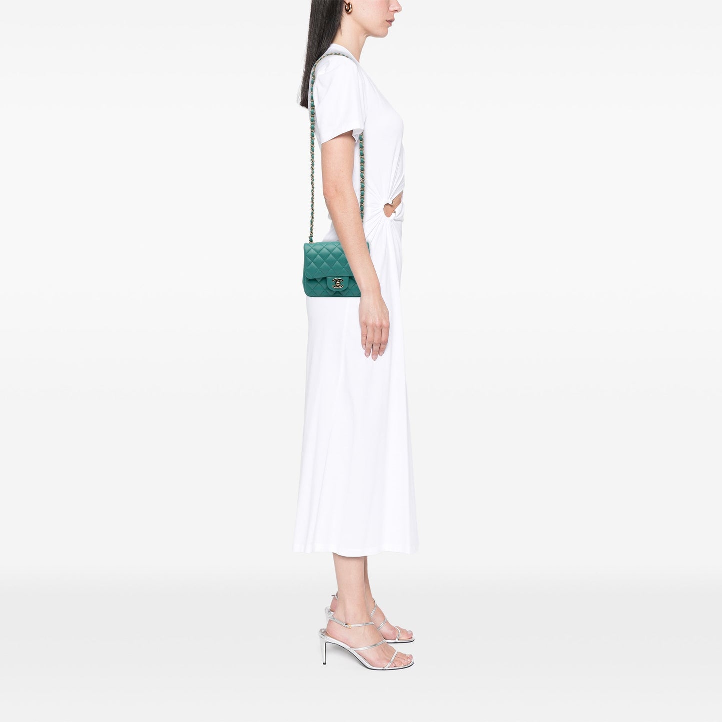 Chanel Mini Square Classic Lambskin Single Flap
