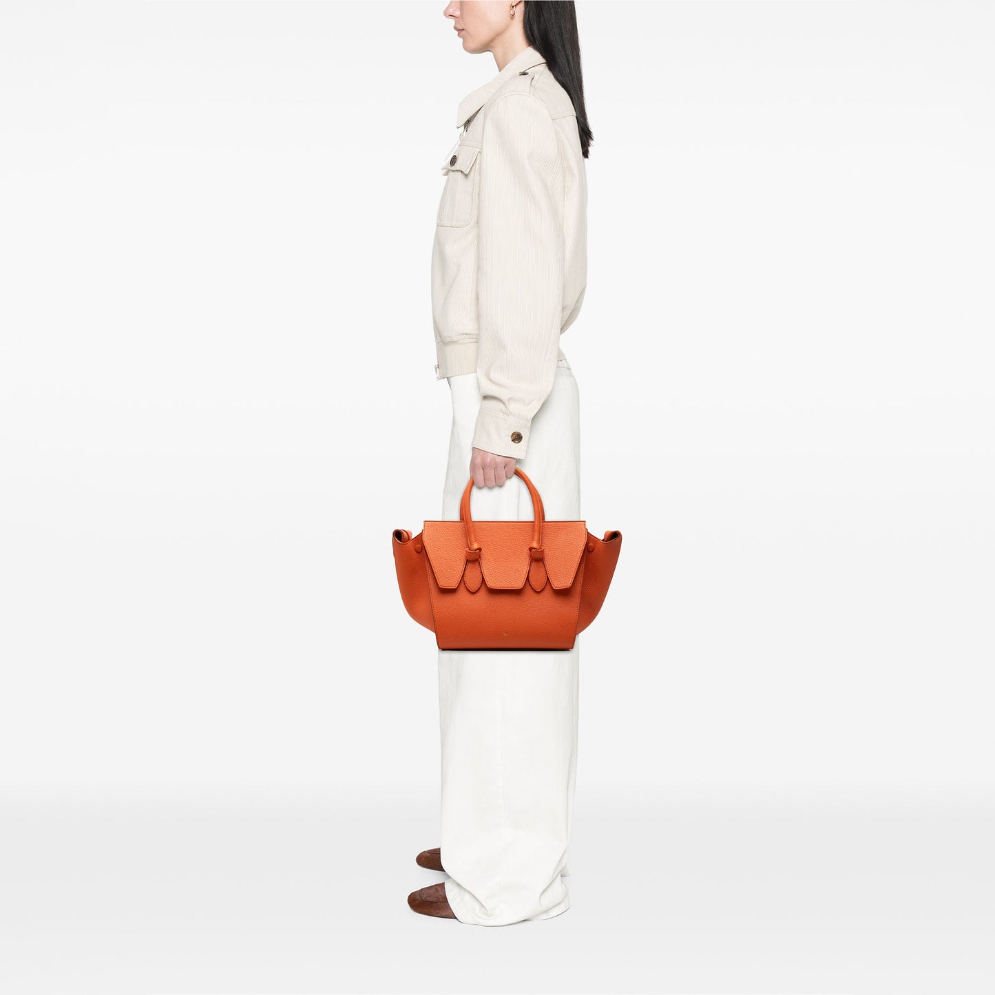 Celine Small Grained Calfskin Tie Knot Handbag