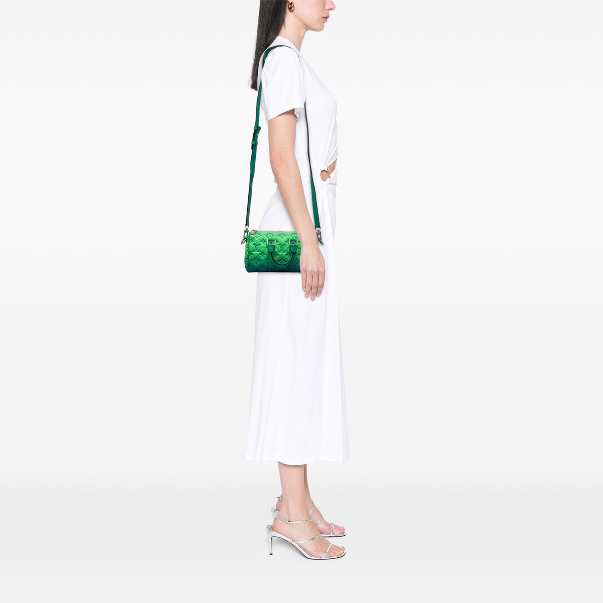 Louis Vuitton Monogram Taurillon Illusion Keepall XS — Green