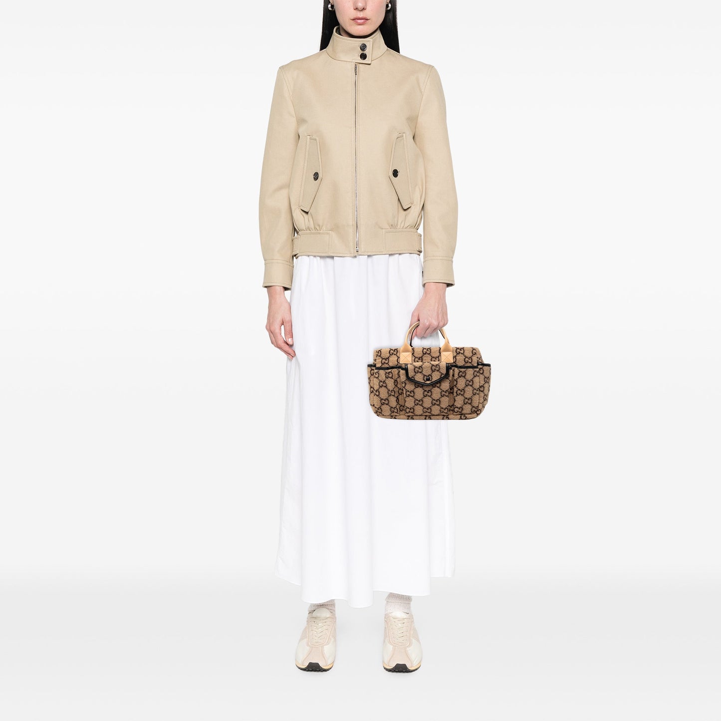 Gucci GG Wool Childrens Pocket Handbag