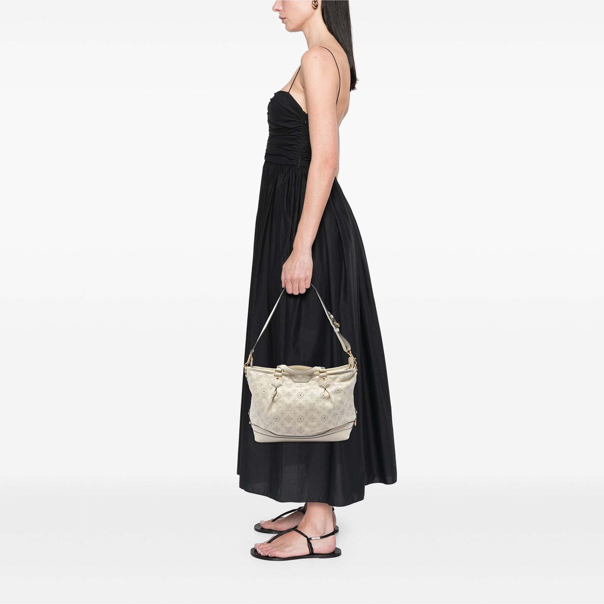 Louis Vuitton Monogram Mahina Stellar PM — White