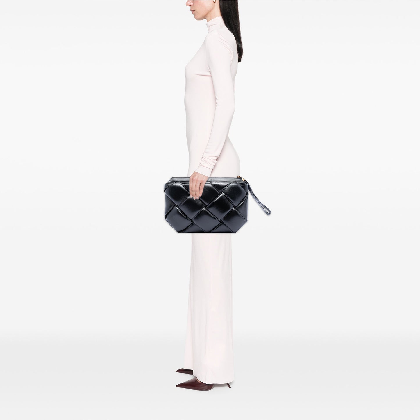 Bottega Veneta Nappa Maxi Intrecciato Padded Clutch