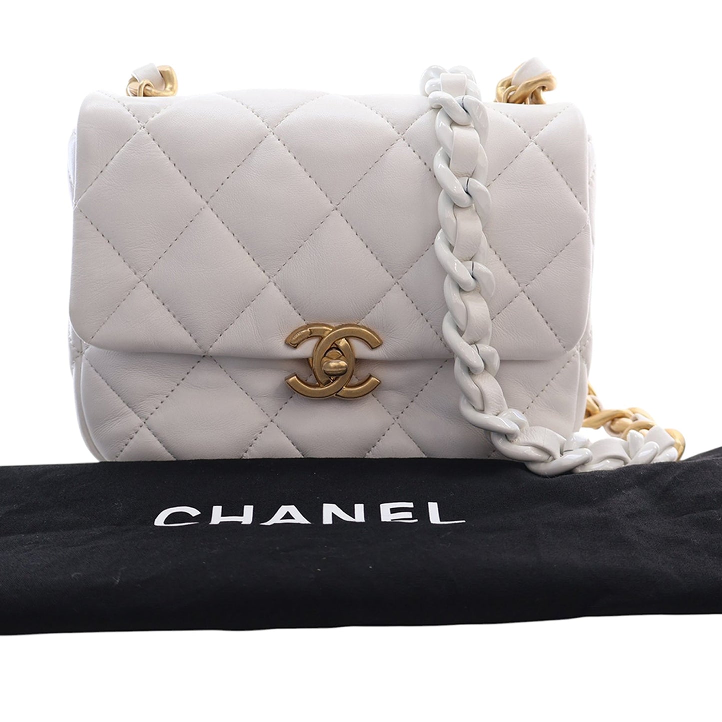Chanel Mini Quilted Lambskin Candy Chain Flap