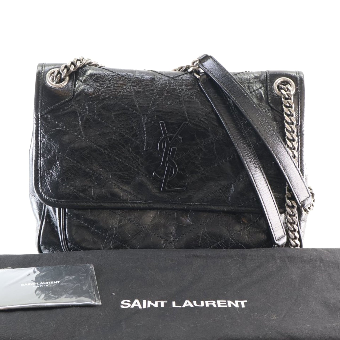 Medium Crinkled Calfskin Niki