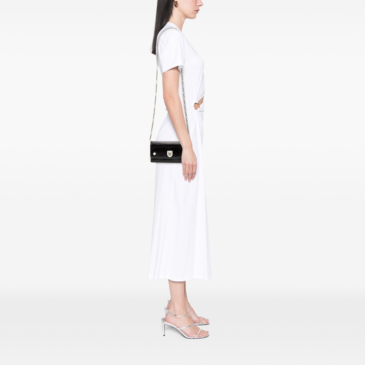Dior Patent Diorever Croisiere Wallet on Chain