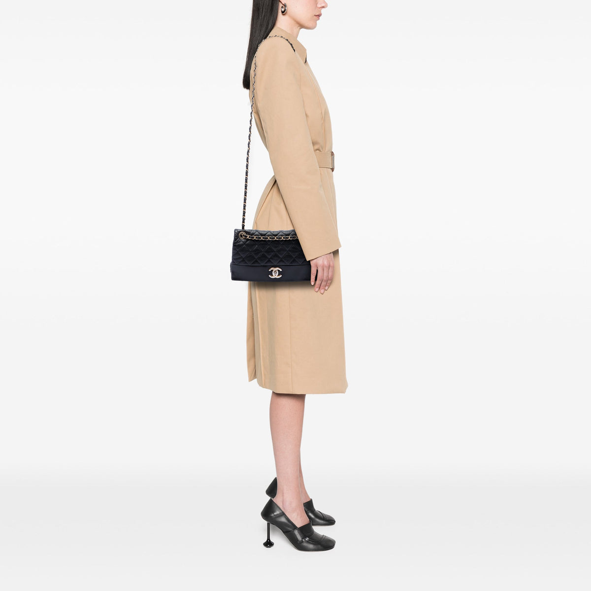 Chanel Medium Quilted Calfskin Soft Elegance Flap