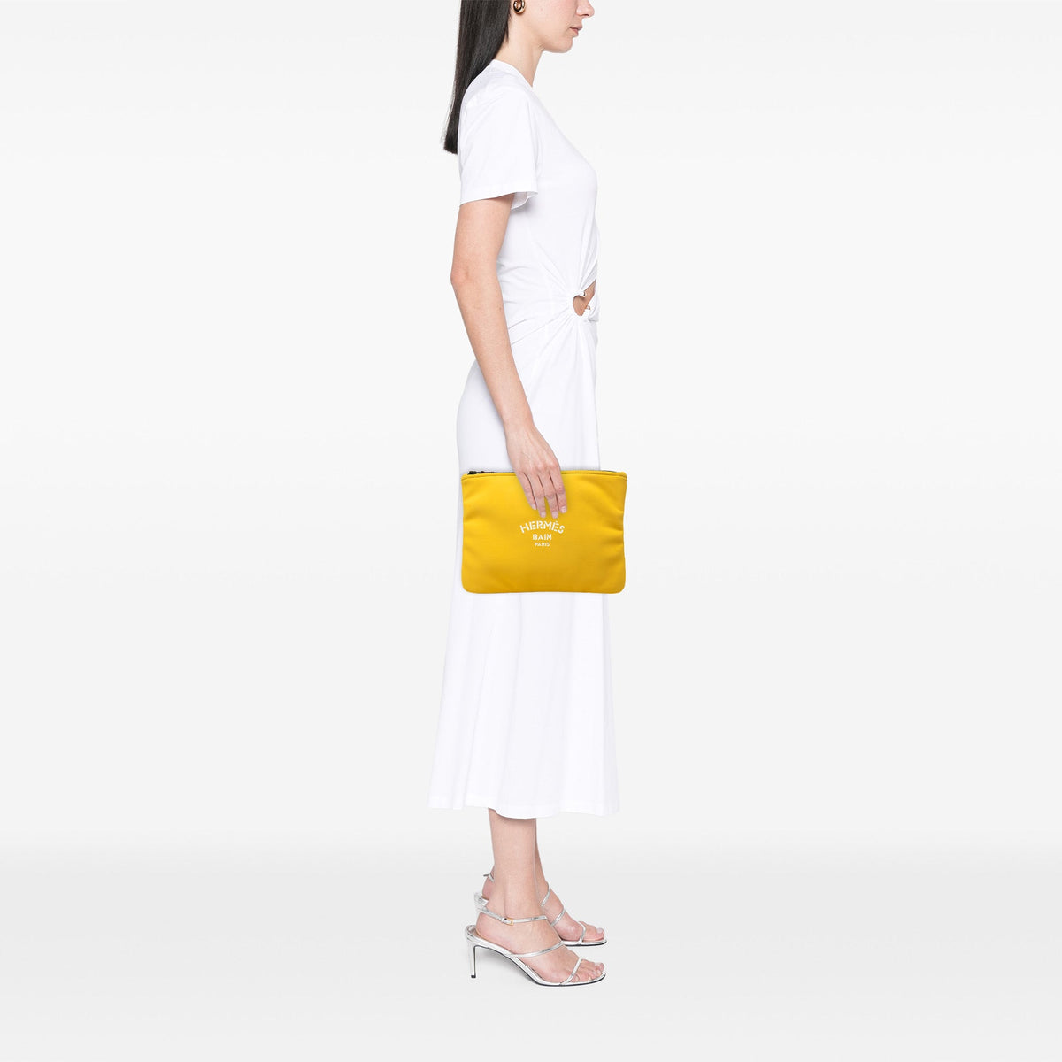 Hermès Medium Neoprene Neobain Case — Yellow