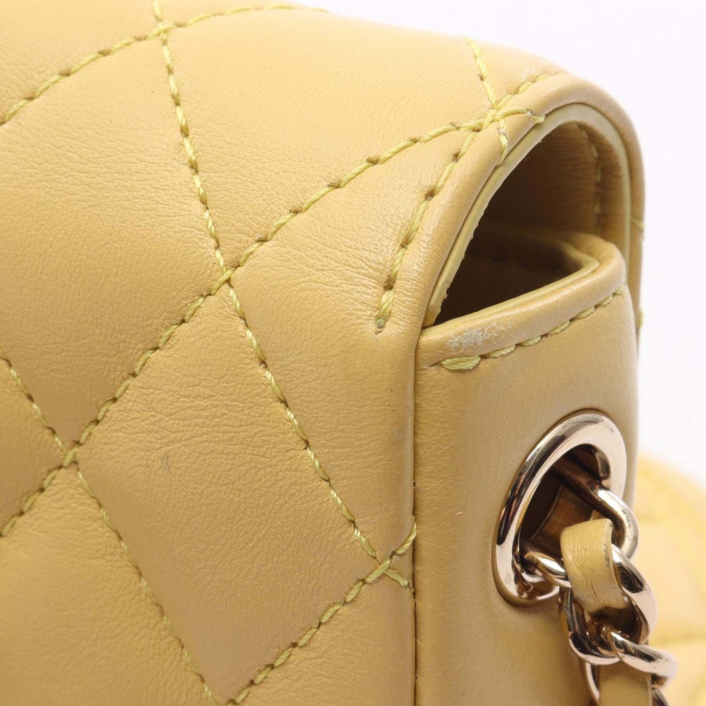 Chanel Quilted Lambskin Side Packs Flap