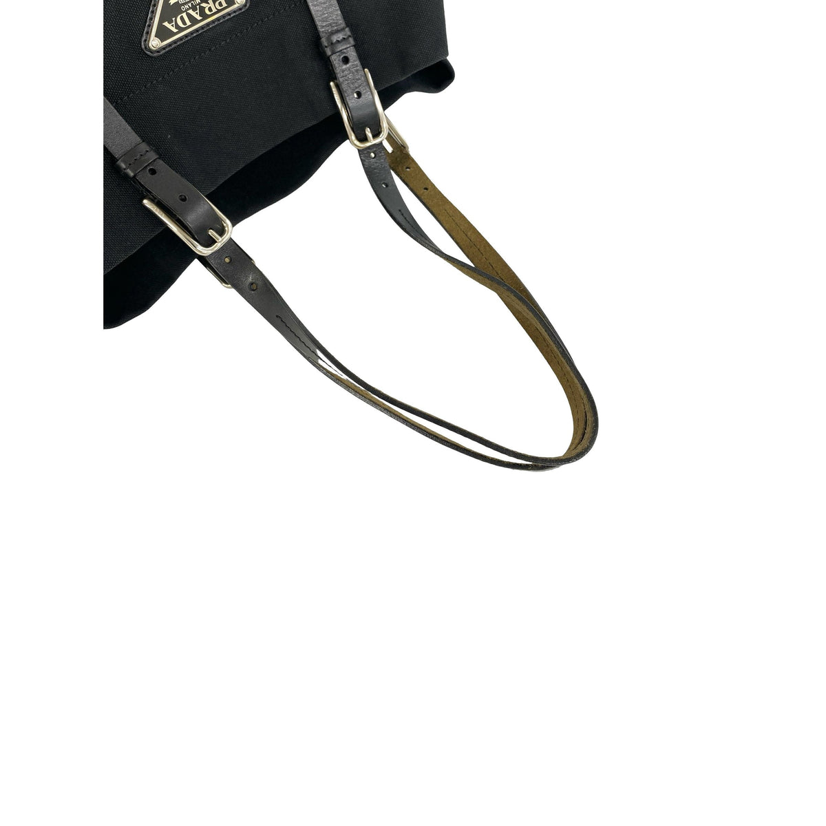 Prada Canvas Tote — Black