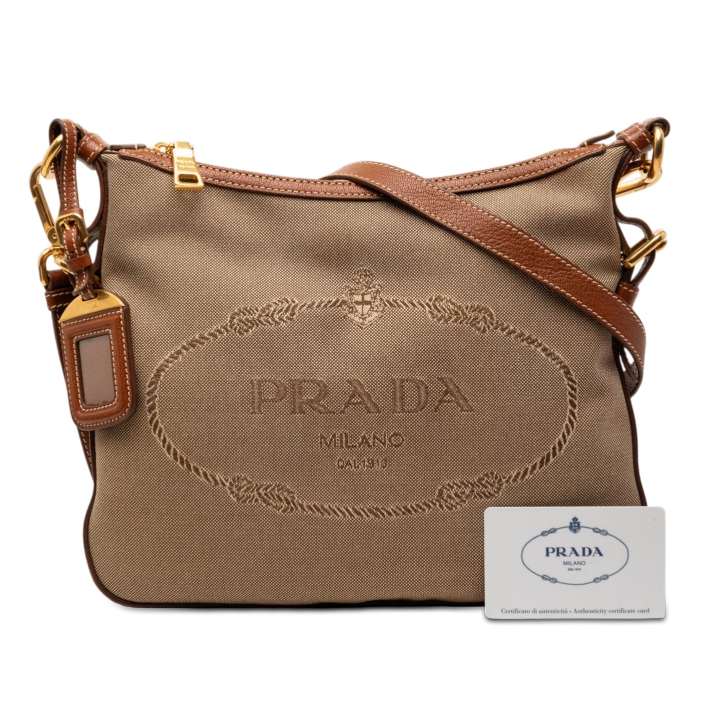 Prada Canvas Canapa Logo Crossbody