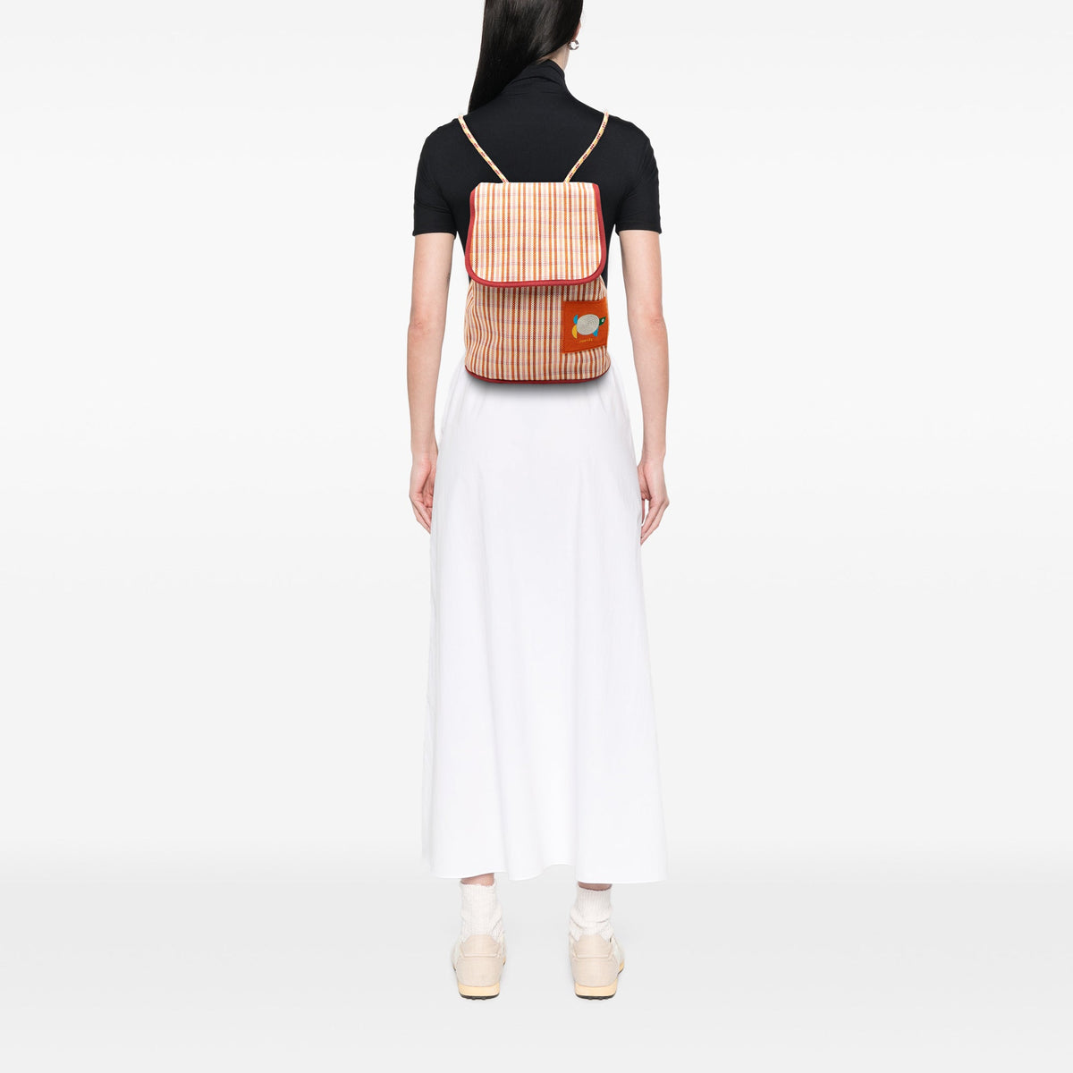 Hermès Canvas Animaux Nattes Backpack