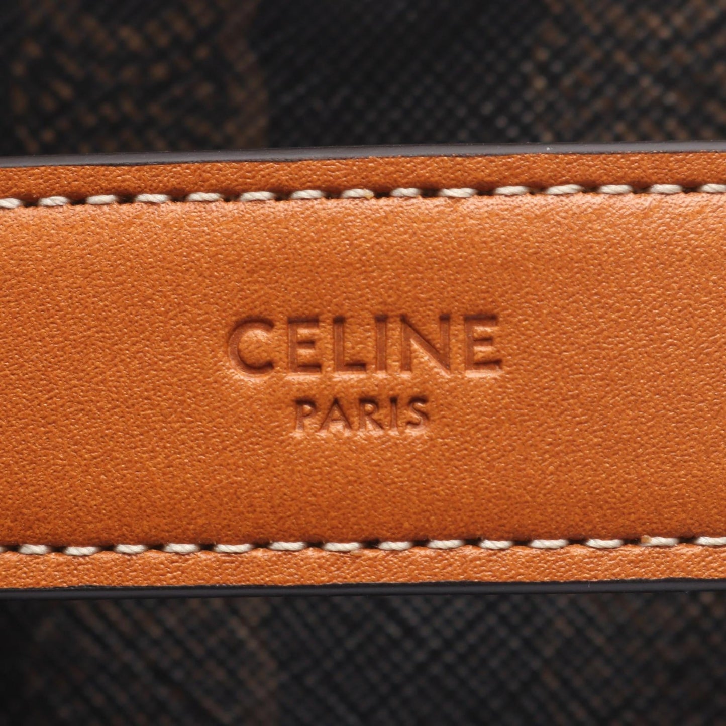 Celine Triomphe Coated Canvas Take Away Crossbody
