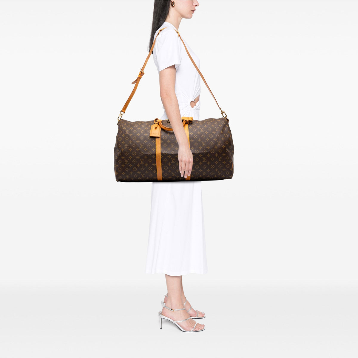 Louis Vuitton Monogram Keepall Bandouliere 60 — Brown