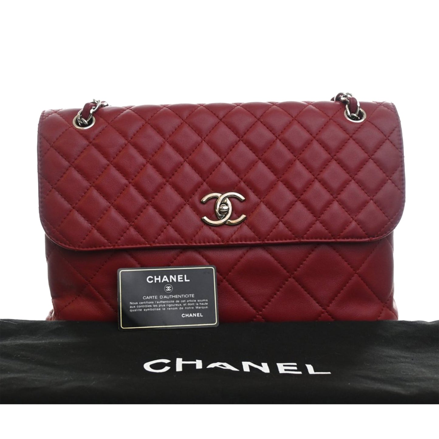 Chanel CC Quilted Calfskin In The Business Flap